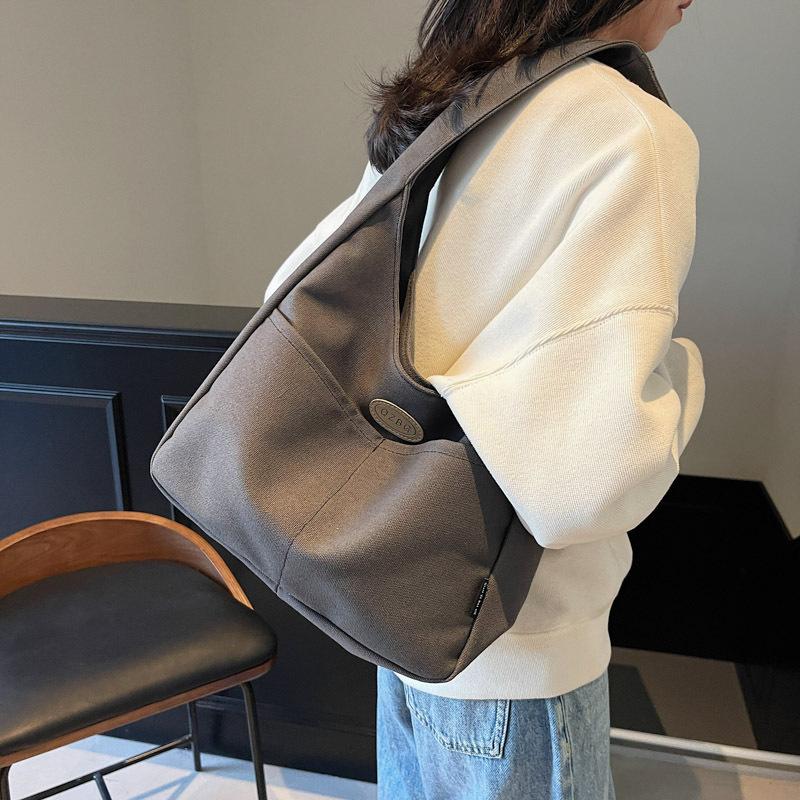 Unterarmtasche Damen Große Kapazität Pendeln Schultertasche Studentenklasse Tragetasche