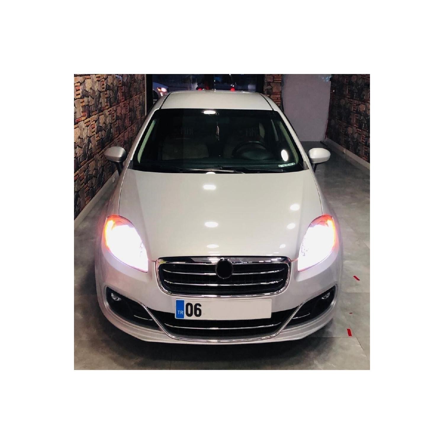 

Светодиодная ксеноновая белая фара с эффектом молнии для Fiat Linea, совместимая без макияжа, фары ближнего света