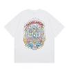 2026 Casablanca Print Loose Fit Cotton T-Shirt Men Youth Casual Wear