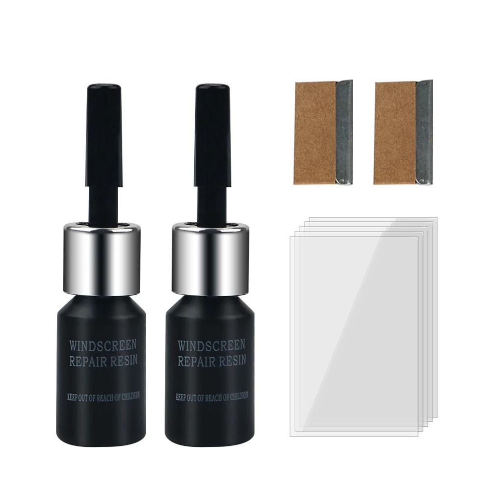 

5Pcs/set Car Glass Repair Window Cracks Gone Kit Remove Scratch Auto Truck Motorcycles Broken Repair Windscreen Crack Recovery чёрный