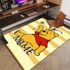 Custom Winnie Mat Personalized Name, Polyester Washable Indoor Entryway Rug, Gift for Christmas, Easter, Thanksgiving Day