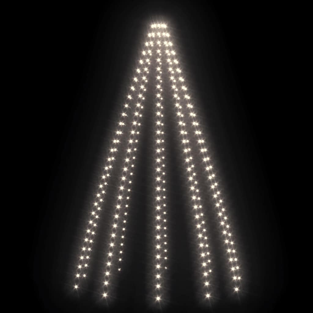 Vidaxl Siatka Lampek Choinkowych, 250 Zimnych Białych Diod Led, 250 Cm