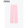 Zaprha 2025 New Arrival Elegant Plaid Suit Pants Straight High Waist Casual Pants Women's Drooping Slimming 3421324