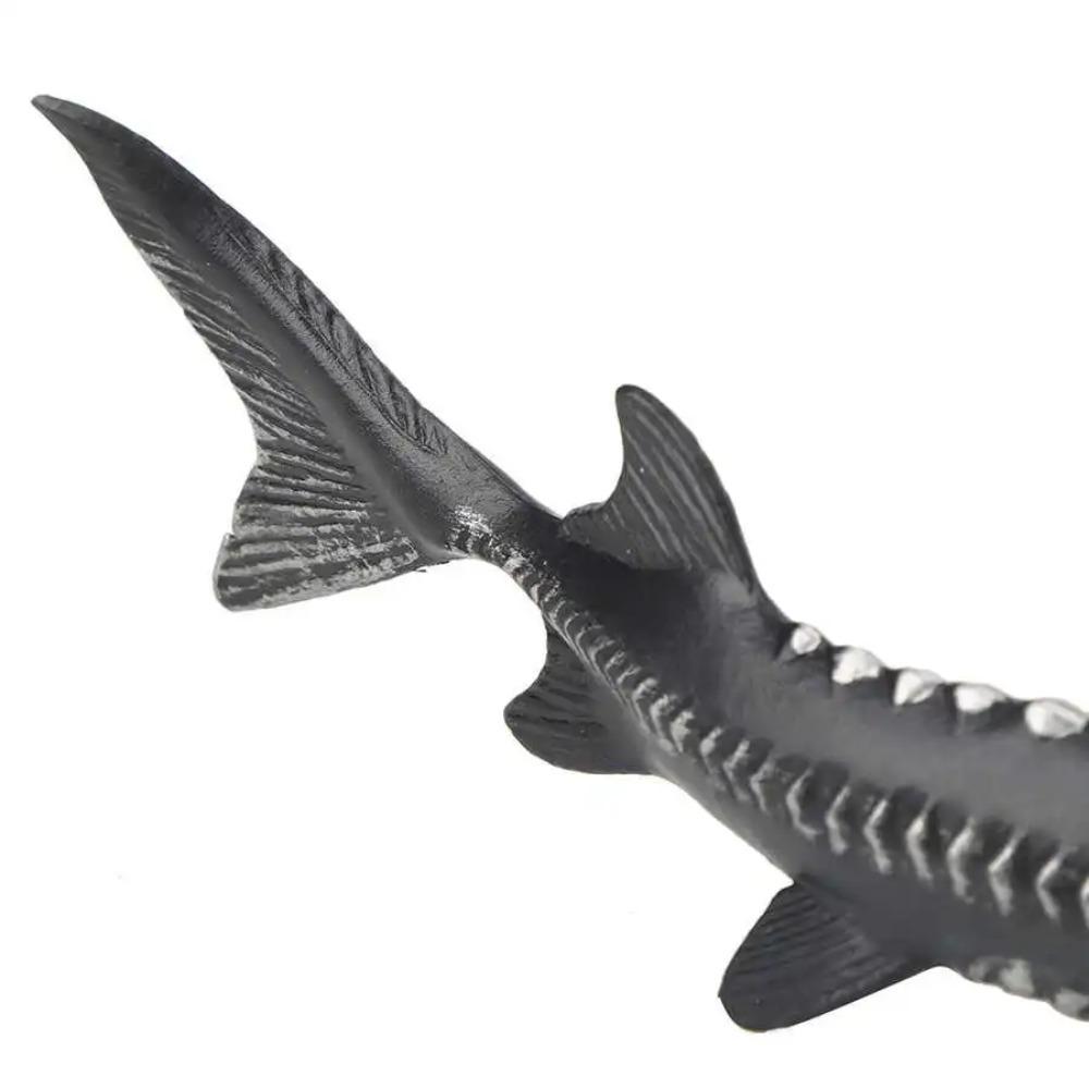Simulated Fake Fish Model Action Figure Classic Ocean Animals Model Sturgeon Fish Model Artificial Toys for Children Home Decor