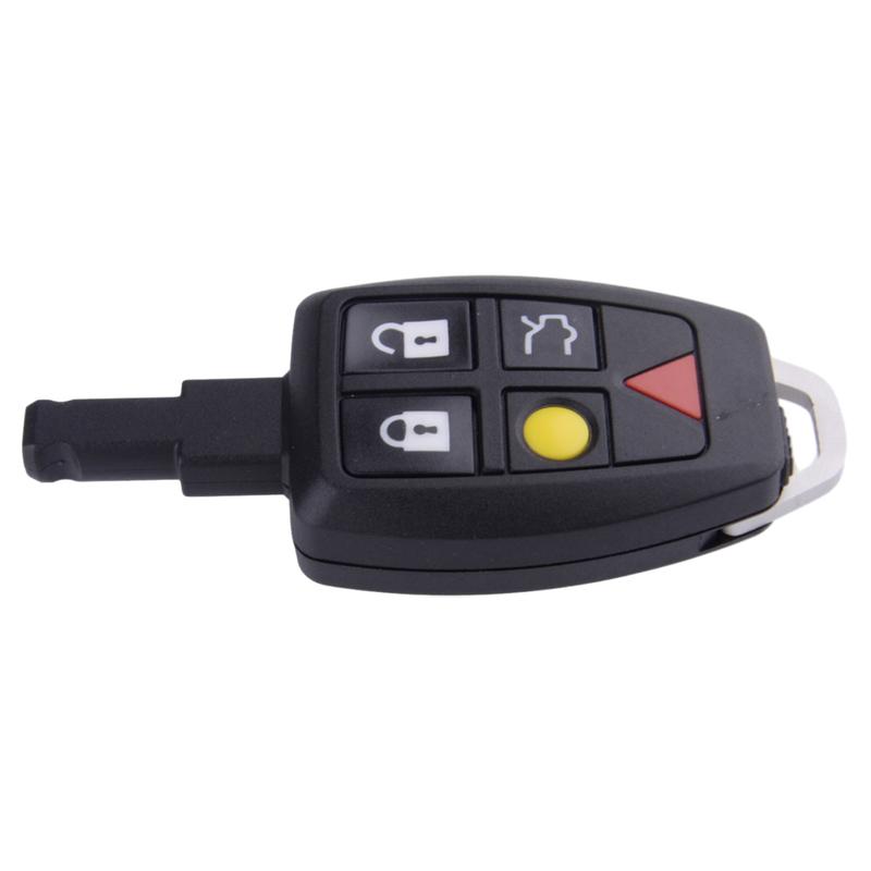 31252736 267T-5WK49259 5 Tasten Auto Fernbedienung Schlüsselanhänger Schale Gehäuse Passend für Volvo C30 C70 S40 V50 2011 2010 2009 2008 2007