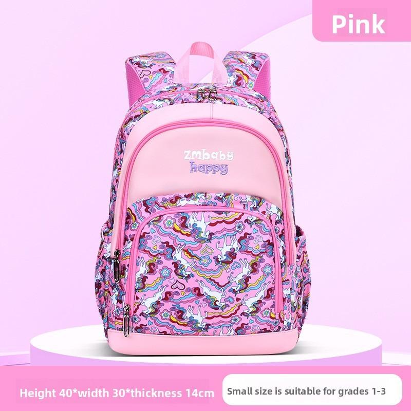 

Sesame Baby Kids School Backpack With Breathable Pu Material For Children Girls Boys Pink Small