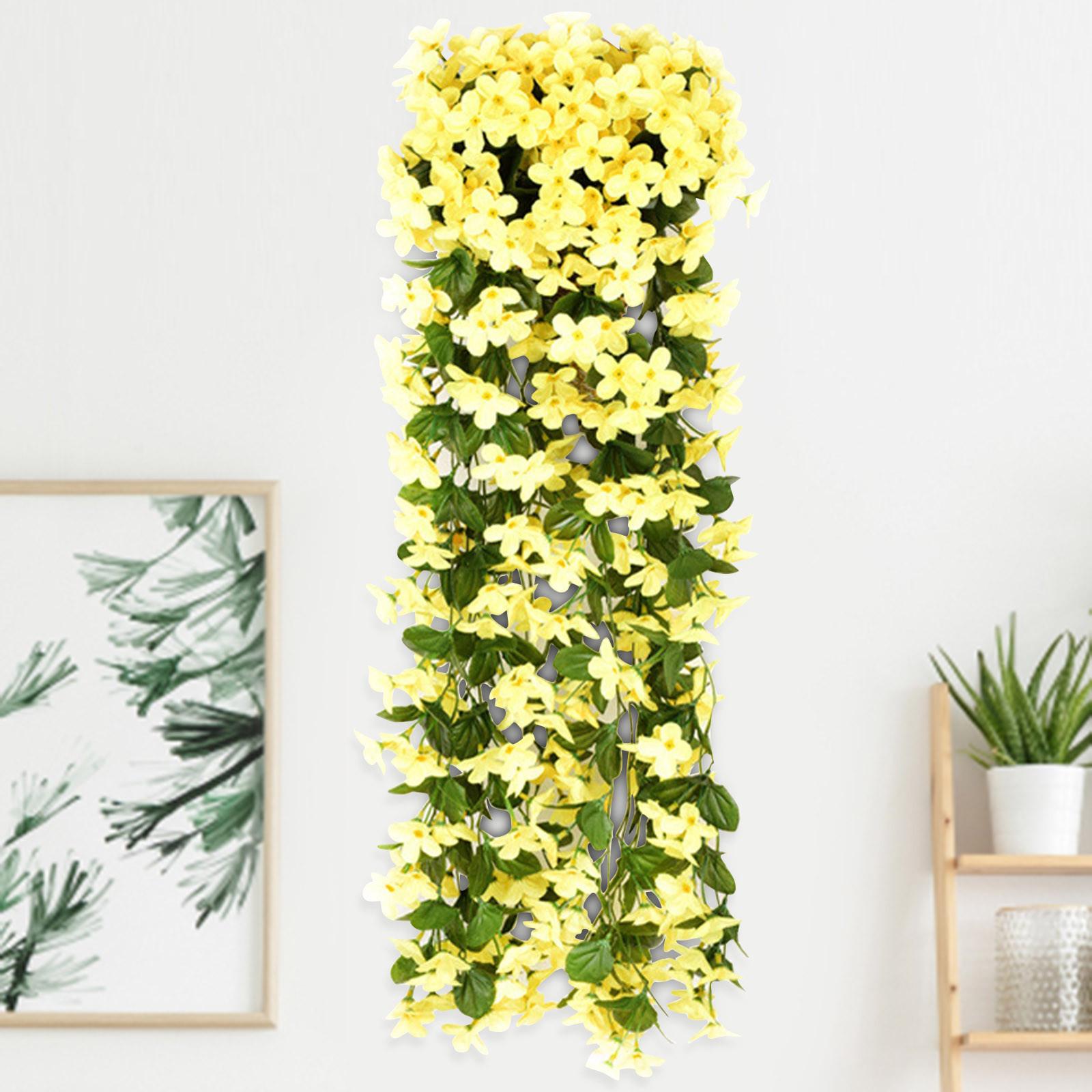 

Искусственные растения, подвесные искусственные цветы, листья, виноградные лозы, садовые украшения One Size жёлтый