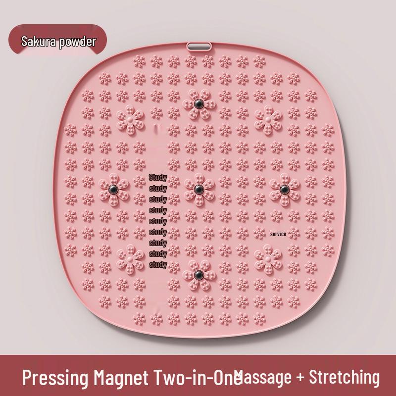 

Акупрессурная массажная доска для ног для домашнего фитнеса и медленного бега 53x52-800g