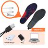 USB Rechargeable Heated Shoes Pad Winter Warm Shoe Insoles with Wireless Remote For Working Skiing Hiking Camping