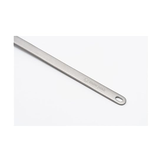 Snow Peak Recycled Titanium Spork Long SCT-014RE Spoon Cutlery Lightweight Titanium Camping Outdoor
