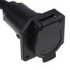 Universal Trailer Plug Adapter 5 Pin 7 Pin Double Head Connector 60cm ABS Construction Suitable for Vehicle Towing Compatibility