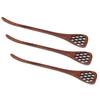 3Pcs Honey Dipper Reusable Wooden Carving Honey Spoon Mixing Stick for Home Kitchen