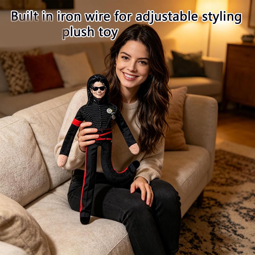 Plush Toy 3-Pack with Wire for Poseable Display - Soft Stuffed Figure Set for Collectors and Kids