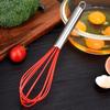 Stainless Steel Silicone Whisk - Handheld Cake Cream Beater Mixer Tool