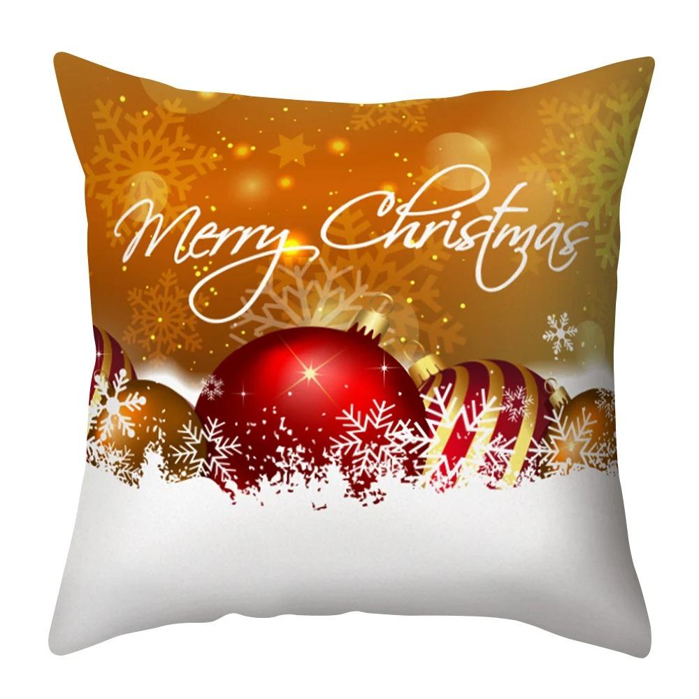 Weihnachts-Themed Kissenbezüge Auto Ornamente Büro Santa Claus Wohnzimmer Sofa Hause Kissenbezüge