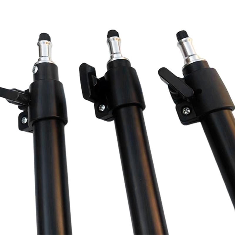 Adjustable Telescopic Extension Rod For Camera Mount Light Stand Aluminum Alloy 1/4inch Thread Adapter 30cm 40cm 60cm