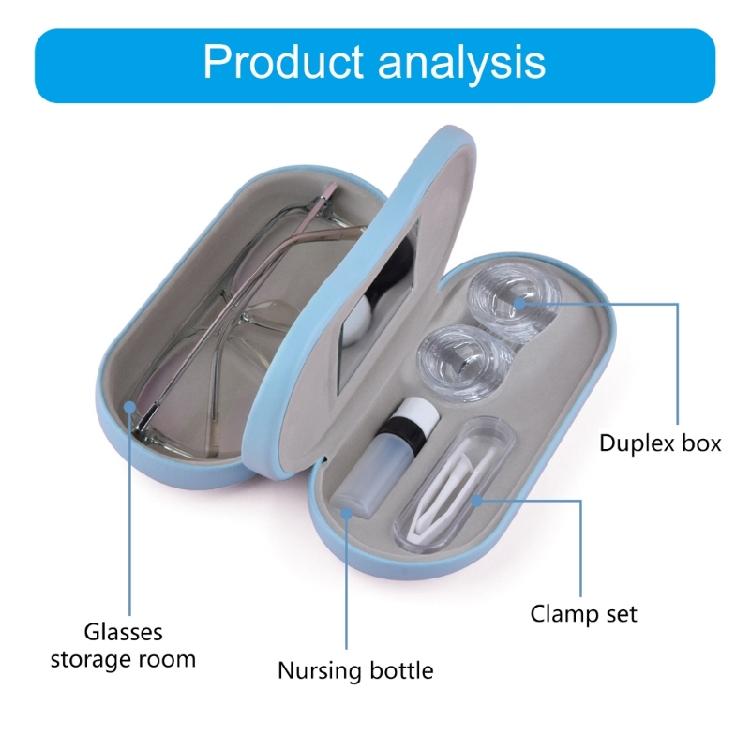 Light Weight Sight Care Case Suit Contact Lenes Maintenance Box Versatiles Lens Storage for Active Lifestyle