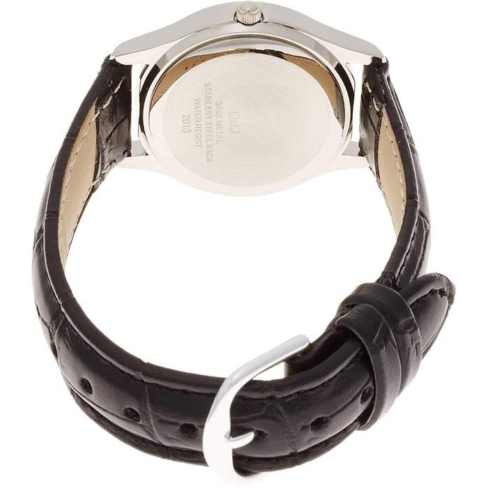 [Citizen Q&Q] Analog Watch Waterproof Date Leather Strap D015-304 Women's Black (Leather)
