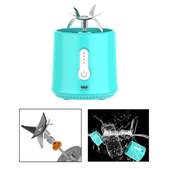 Wireless Portable Juicer Blender Fruit Mixer with Sharp Blades BPA-Free Dishwasher Safe Powerful Motor Fruit Mixing Machine Juicer Cup