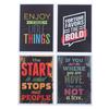 25Pcs Motivational Life Quotes Diary Stickers Skateboard Laptop Luggage Decals