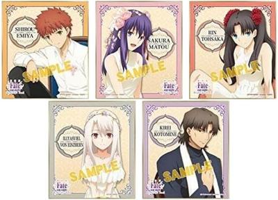 Fatestay Night Heaven's Feel Mini Shikishi Collection Box with Stand (5 Pieces)