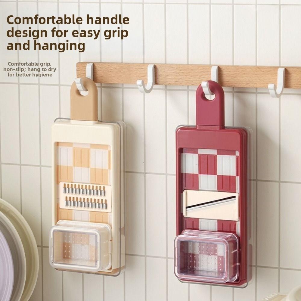 Multifunctional Vegetable Fruit Slicer Washable Manual Operation Food Grater Julienne Shredder Safe Design Potato Chopper
