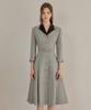 Julie And Kara 26Ss Calla139 Shebigins Joe Tweed Dress Heather Black
