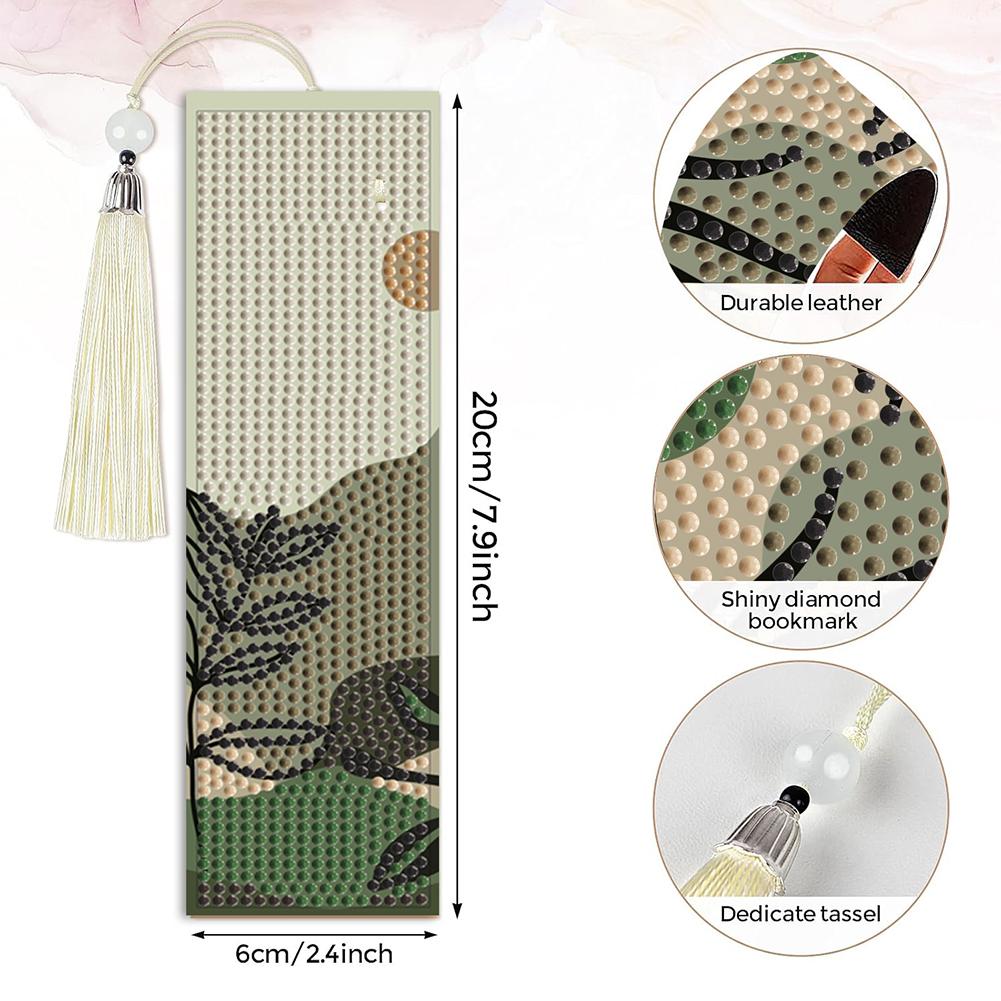 3Pcs Animal DIY Diamond Painting Bookmark Diamond Bookmark Art Projects Diamond Painting Art Bookmarks for Reading Enthusiasts
