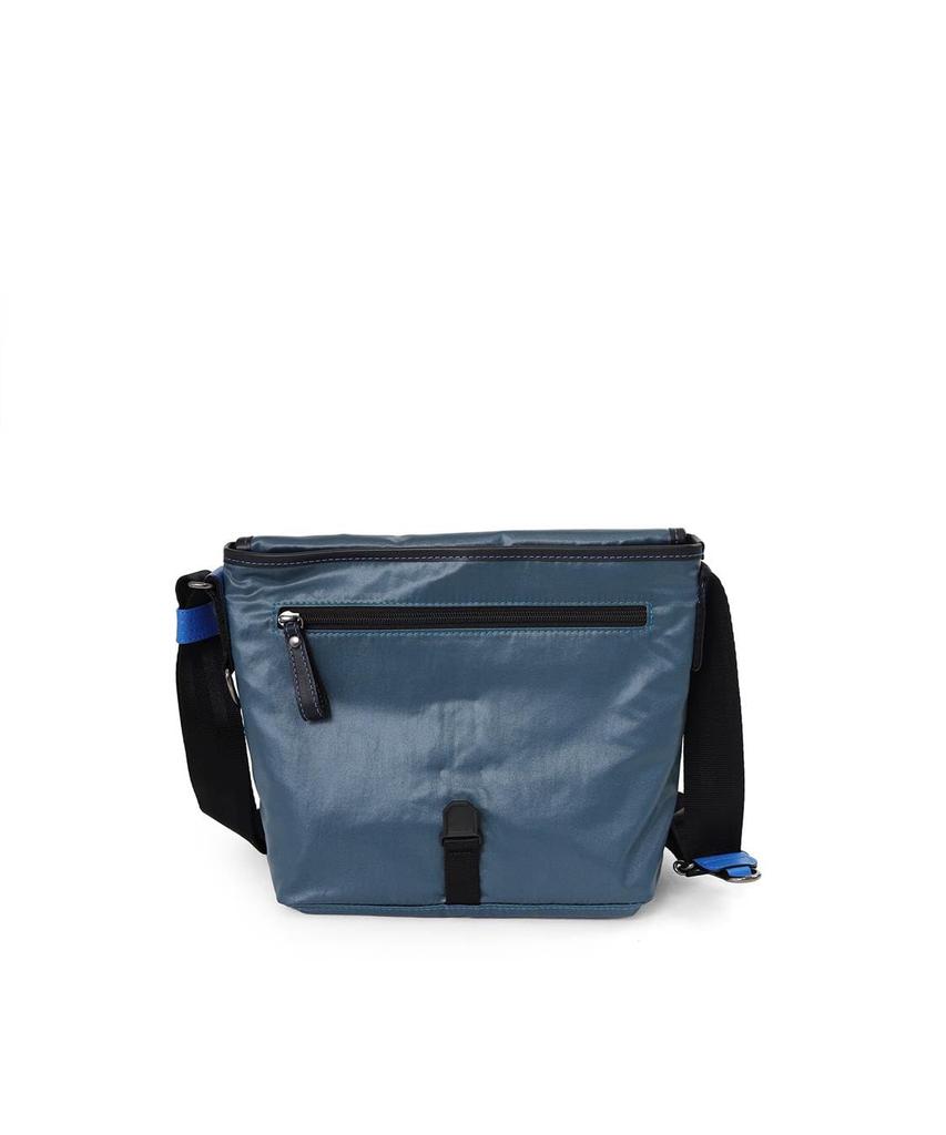 Lanvin en Bleu Heather Shoulder Bag in Turquoise Men's