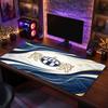 FC Zürich Theme Pattern Mouse Pad, Soccer Logo Design XXL Gaming Desk Mat Non-Slip Computer Mouse Pad