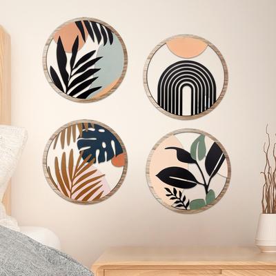 Bathroom Decor Wall Art Boho Rustic Wooden Bohemian Wall Decor For Bedroom Geometric Home Supplies For Home Indoor Living Room