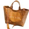 Large-capacity kraft paper jelly bag, transparent waterproof tote bag, fashionable one-shoulder messenger tote at work