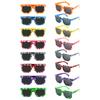 16 Pairs of Pixel Sunglasses Set (8 Colors Optional, Game Video Style, Birthday Party Gifts, Photo Accessories)