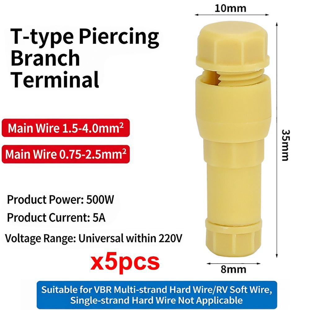 Piercing Type Fastlock Piercing Terminal Crimp Wiring Terminal  Outdoor Lighting Fixtures
