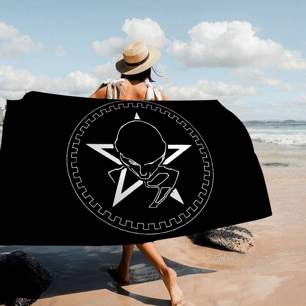 The Sisters Of Mercy Band Badetuch Mikrofaser Weich Wasserabsorbierend Atmungsaktiv Für Mädchen Kinder Dekorative Cartoon Strandtuch