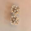 3D Blume Strassstein Knopfabdeckung Set Dekorative Klammer für Hemden und Kleider, Einfache Montage Modeaccessoire, Feiertagsgeschenk