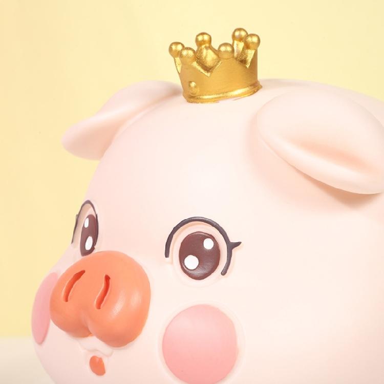 Decorative Pig Statue Saving Jar Money Management Holder for Children Teens Cartoon Animal Unbreakable Coin Piggy Banks