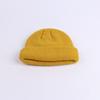 Cold Hat Men's Autumn and Winter New Wool Hat Street Fashion Landlord Hat Korean Short Knitted Melon Leather Hat European and American
