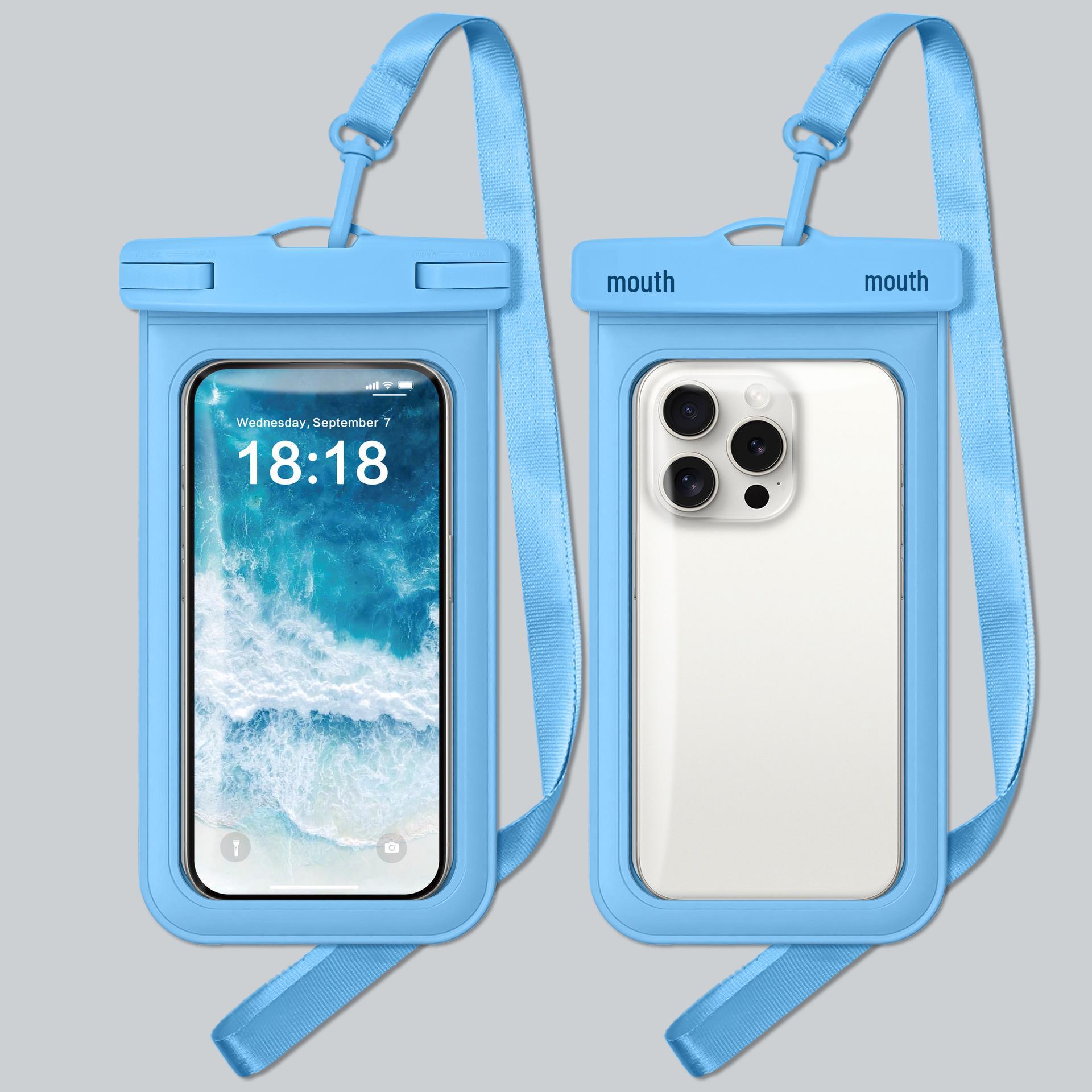 

Eco-Friendly Large Waterproof Mobile Phone Pouch with Universal Touch Screen Compatibility 7.0 inches