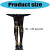 Women's Japanese Gothic Grunge Pantyhose Stockings Harajuku Aesthetic Crosses Print Opaque Tights Leggings Hosiery