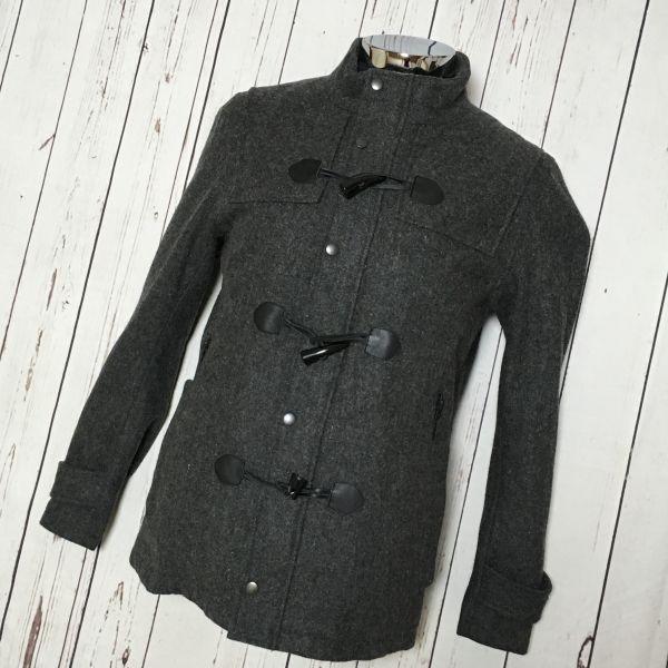 

Пальто-дафлкот на молнии Beams International Gallery Верхняя одежда Мужское Серое