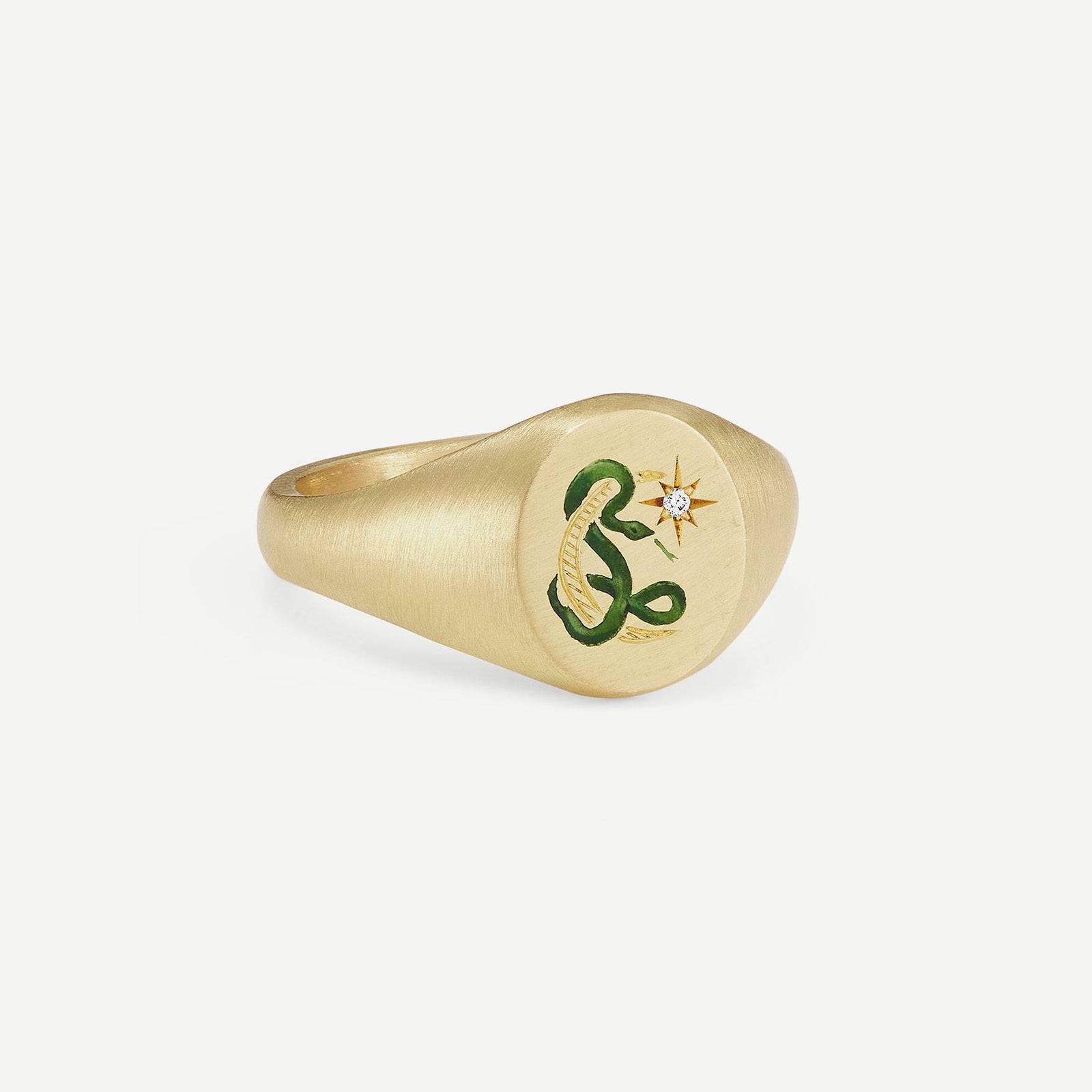 European and American Valentine s Day Lion Mermaid Heart Ring - Stainless Steel with Colorful Vacuum Electroplating