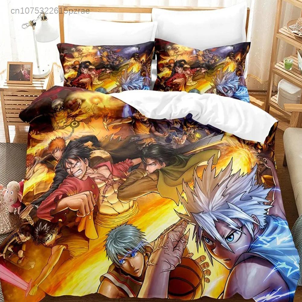 Nwe Hunter X Hunter Bedding Set Single Twin Full Queen King Size Bed Linens Aldult Kids Home Decor Duvet Cover Gift