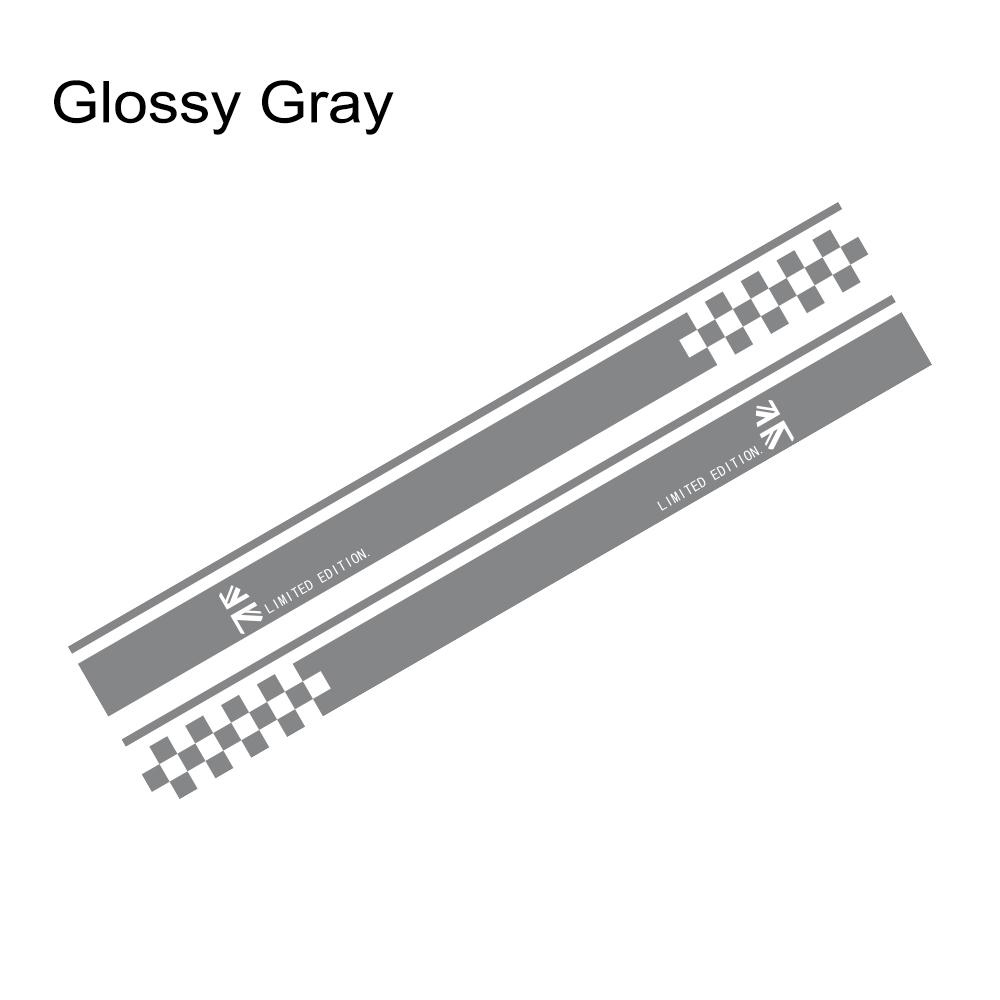 Car Door Side Stickers Auto Racing Sport Decal For Mini Cooper R56 R57 R58 R50 R52 R53 R59 R61 Countryman R60 F60 F55 F56 F54