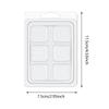Candle Making Clear Plastic Clamshell Moulds DIY Mold for Handmade Candles and Chocolates for Home Decoration