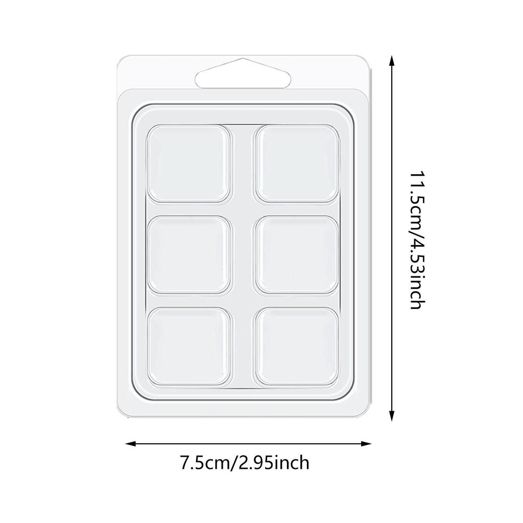 Candle Making Clear Plastic Clamshell Moulds DIY Mold for Handmade Candles and Chocolates for Home Decoration