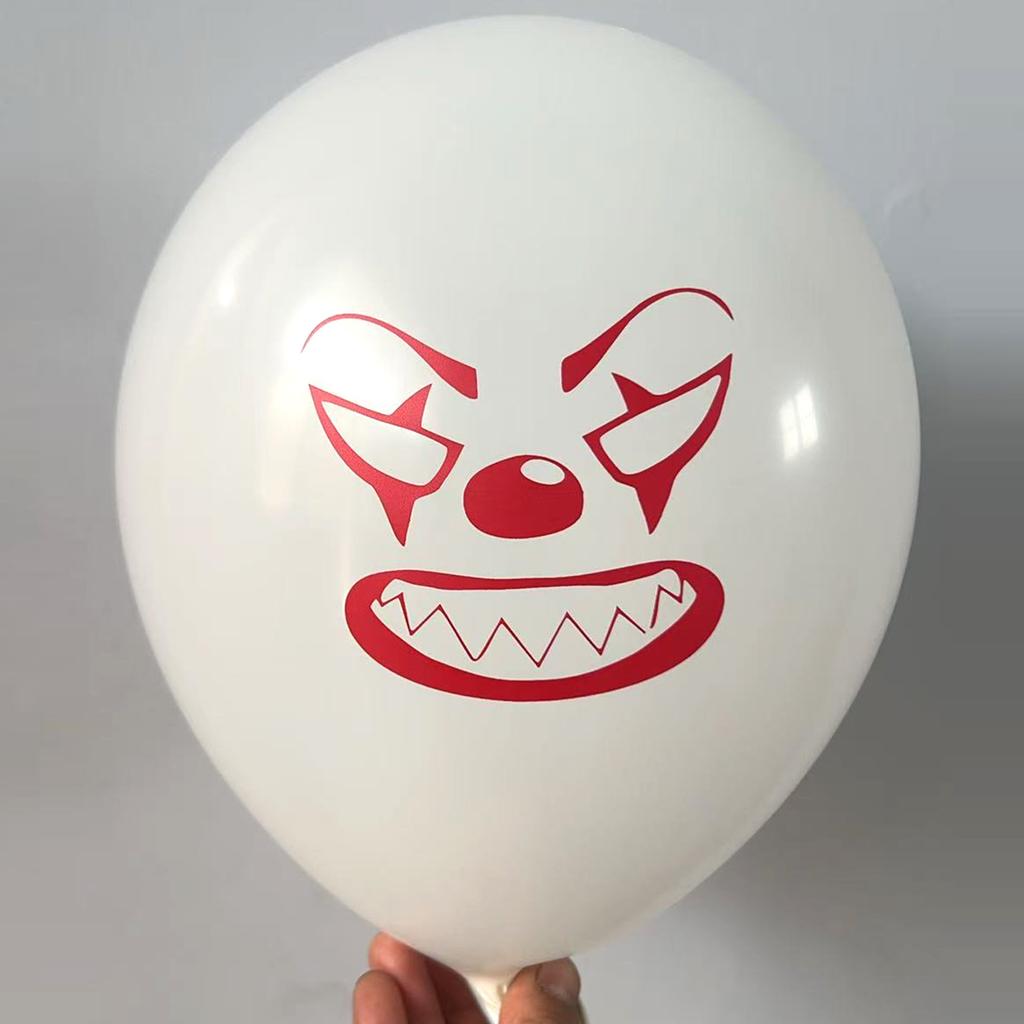 12 Halloween Themed Balloons Ghost Festival Latex Balloons Holiday Themed Party Decorative Balloons