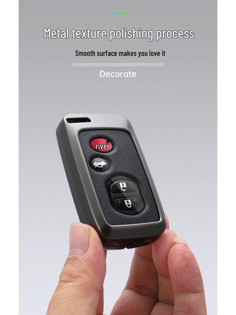 Compatible Key Case for Toyota Models: Corolla, Levin, Camry, Highlander, RAV4, Crown, CHR, Reiz