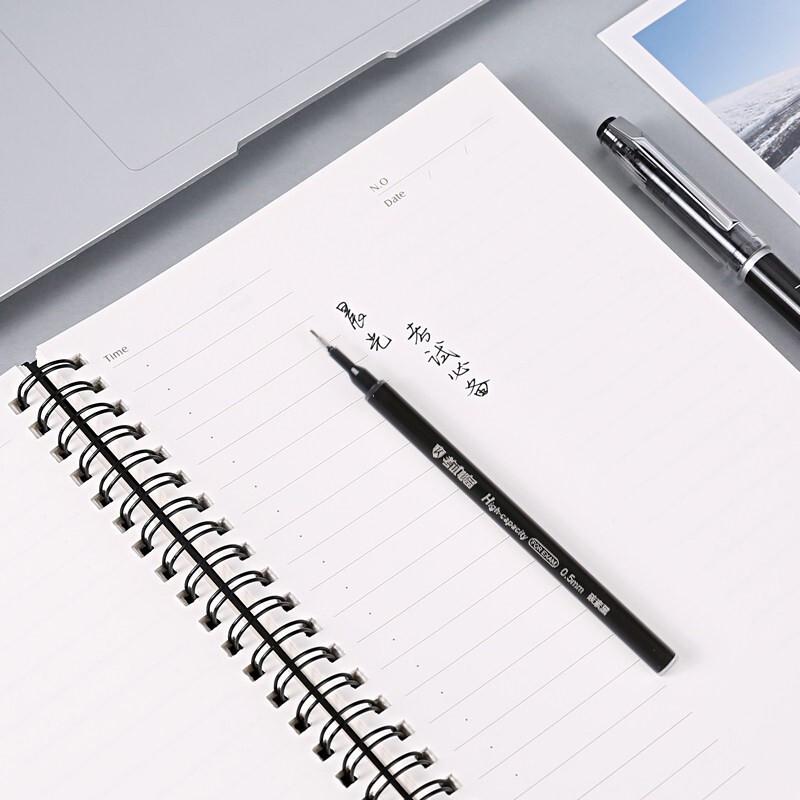 MG 0,5 mm Schwarze Examens-Neutralstift-Mine, Große Kapazität, Schnelltrocknend 4196 MG666 Unterschriftenstift