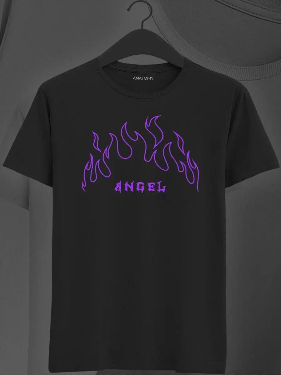 Black boxing T-shirt with print 3XL